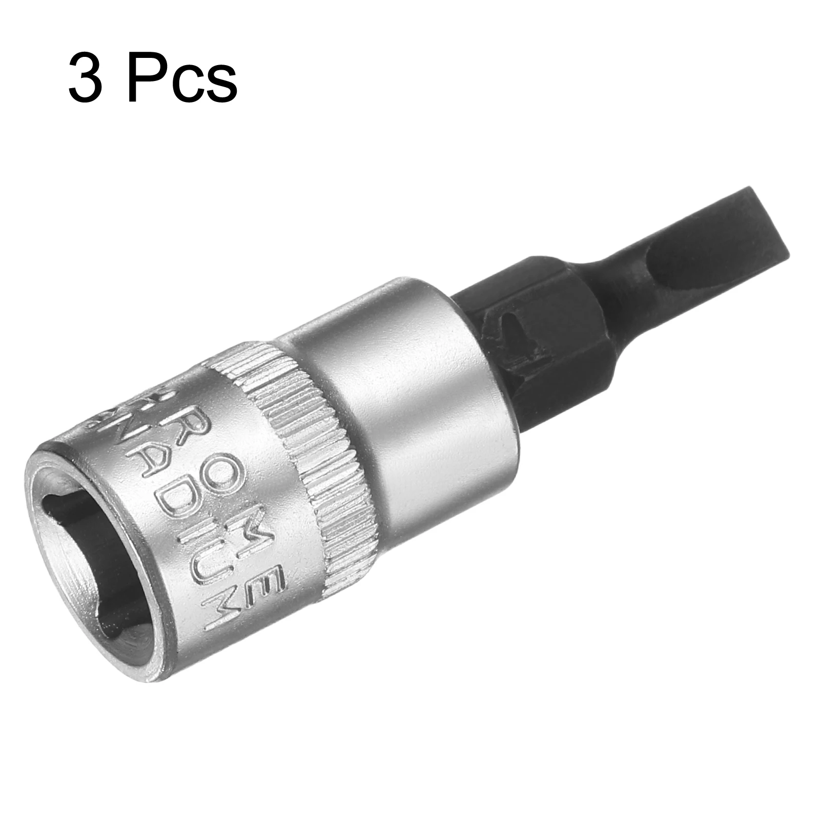 3 шт. FD4 FD5.5 FD7 шлицевая головка 1/4 "квадратный удлинитель ударная бита S2 стальная головка гаражные инструменты черный