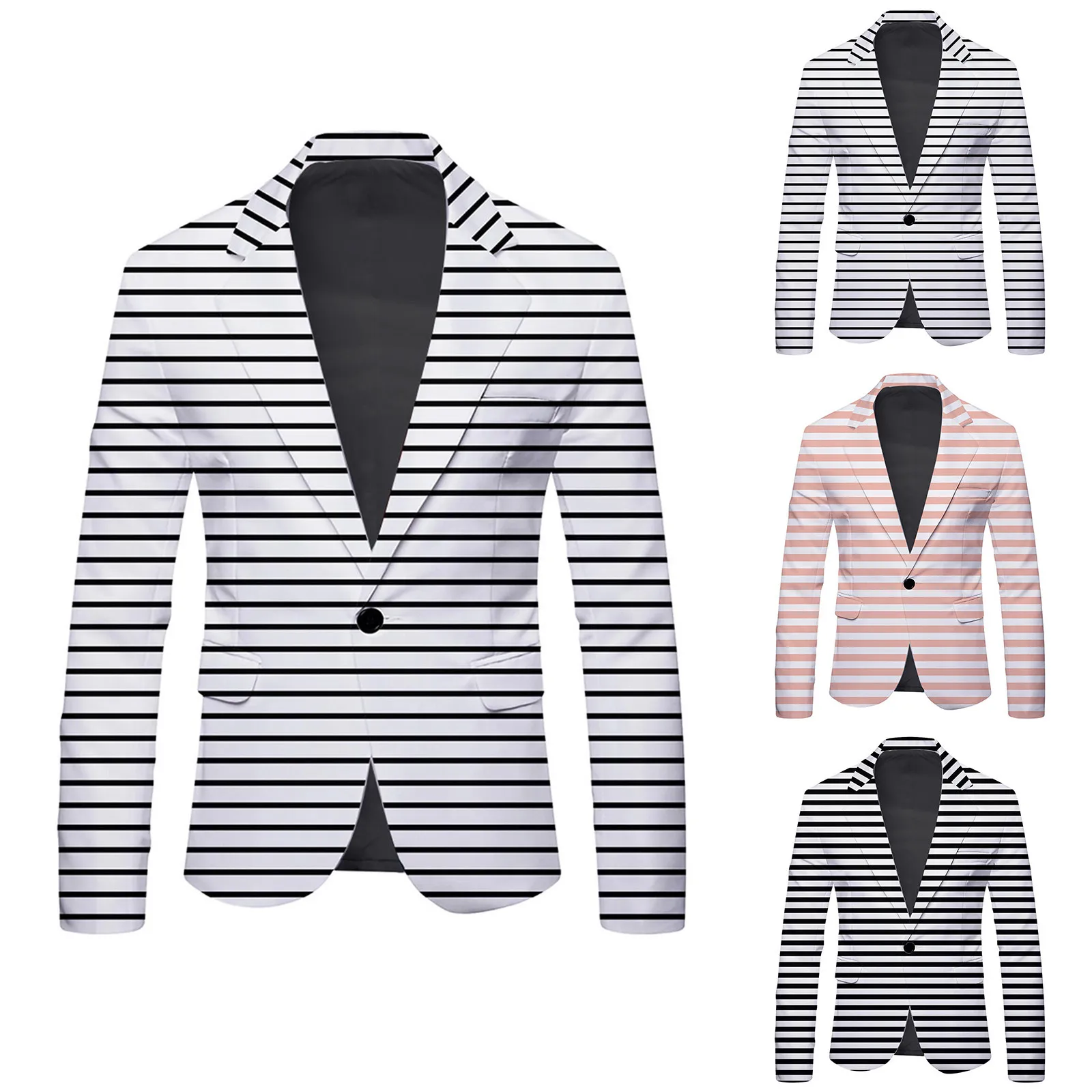 Male Fashion Casual Buckle Printed Breasted Fashion Soft Work Formal Warm Casual Soft Vintage Suits Men High End Suits 3 Piece