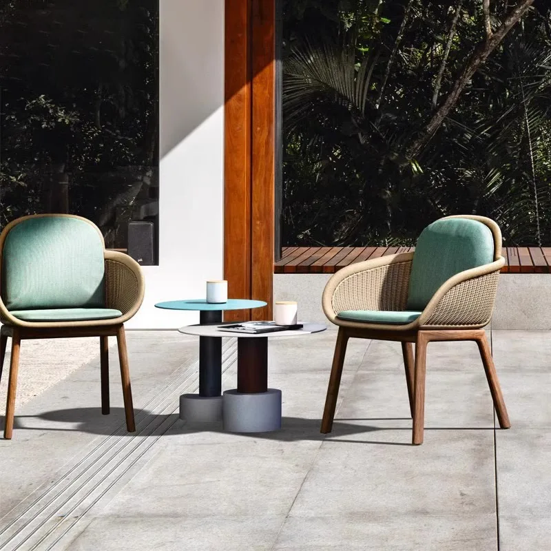 

Leisure outdoor, garden table and chair combination, waterproof and sunscreen