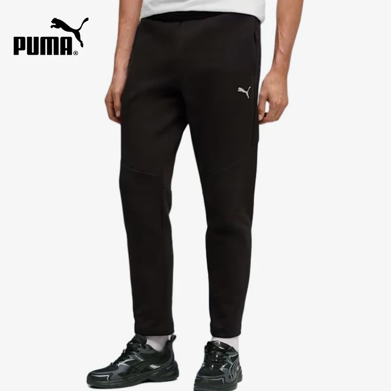 puma-genuine-logo-pantalon-droit-elastique-avec-logo-authentique-pour-homme-pantalon-d'entrainement-extensible-noir-694178-01