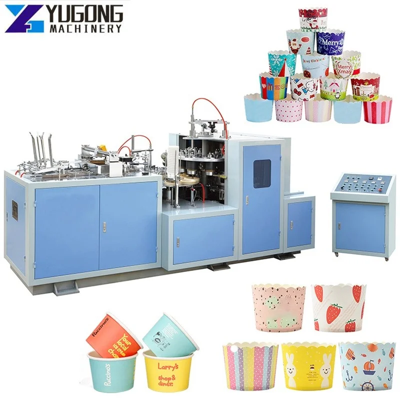 Fully Automatic Disposable Paper Coffee Carton Making Machine Double Wall Corrugated Coffee Paper Cup Paper Cup Making Machine