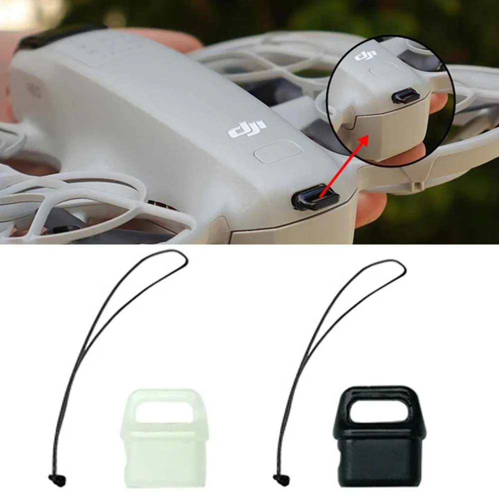 For DJI Avata 360 Neo 2 Battery Port Dust Plug Drone Silicone Charging Port Dust and Moisture Protection Cover Accessories