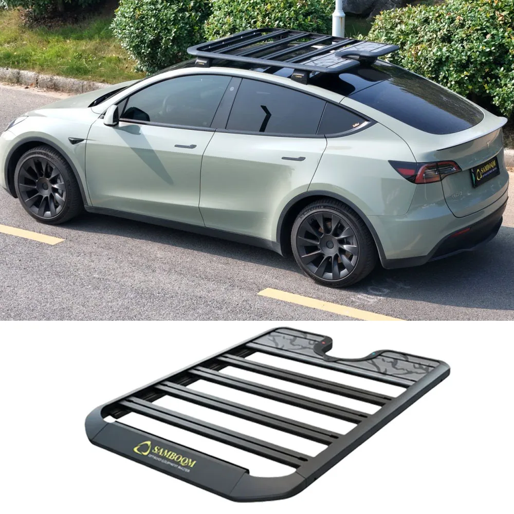 

Roof Rack Made of High-quality Aluminum Alloy for Model Y; Suitable for Extending the Roof Platform.Accessories