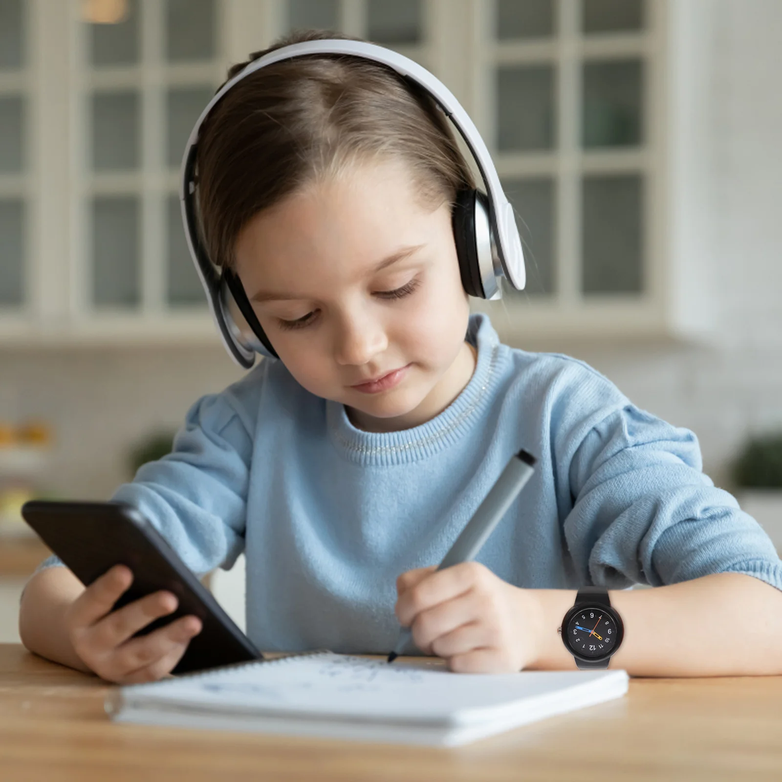 ساعة جاتويدا الرقمية المقاومة للماء للأطفال البنات 8-12 ساعة كوارتز خفيفة الوزن للاستخدام في امتحان المدرسة #5