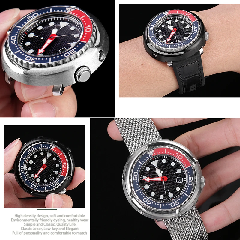Modified Case Protector Shroud for Seiko SNE497 SNE498 SNE499 SNE518 SNE533 SNE535 SNE537 Steel Armor Watch Cover Outer Shell