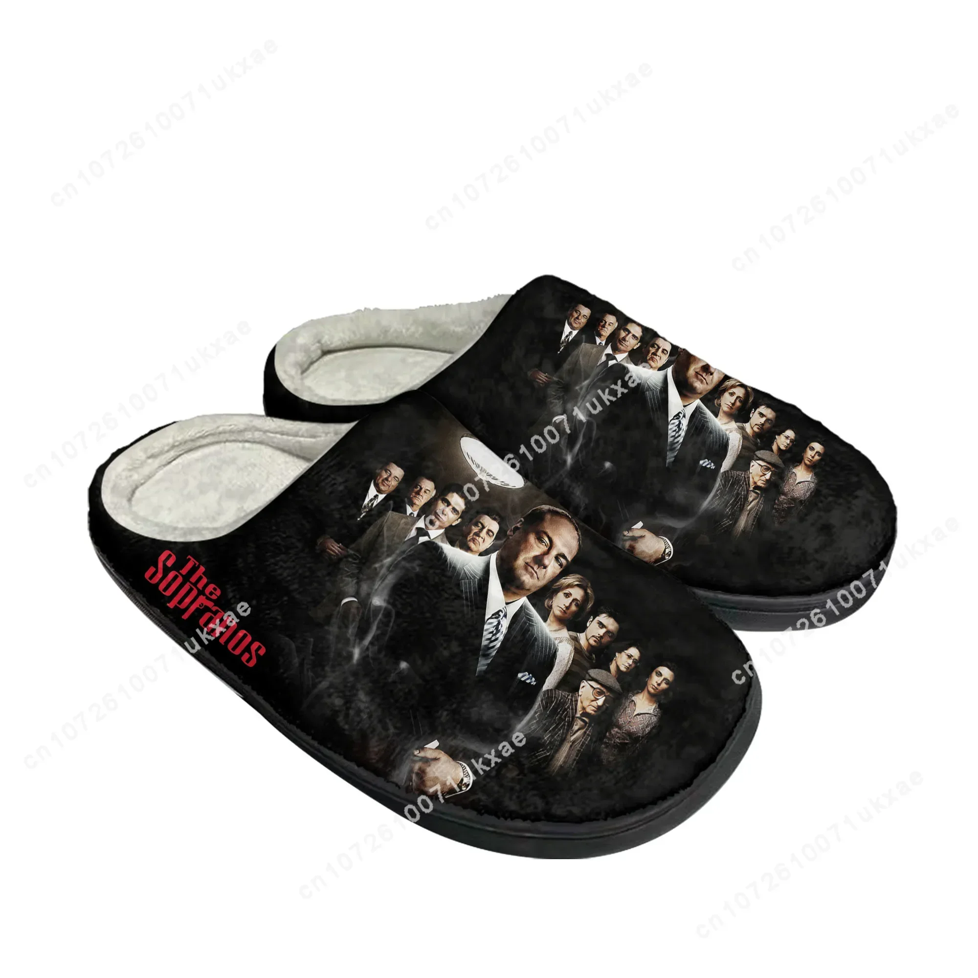 Sopranos Home Cotton Slippers Mens Womens Gandolfini Plush Bedroom Casual Keep Warm Shoes Thermal Indoor Slipper Customized Shoe