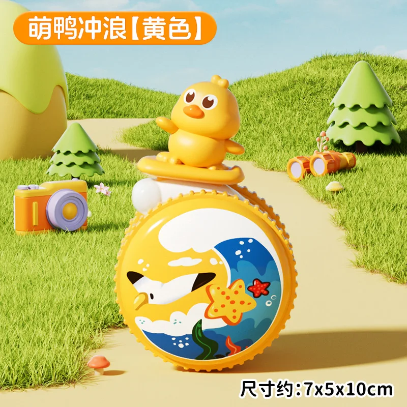 Baby Tumbler Toy Newborn Rocking Pull-back Spinning Cute Animal Tumbler Baby Guide Head Up Learning To Crawl Education Small Toy