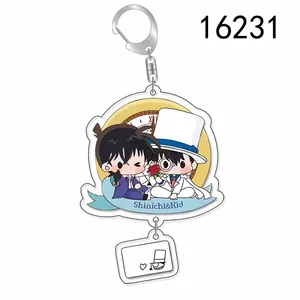 Detective Conan Animación Llavero Personaje de dibujos animados Conan Kudo Shinichi Yasukuni Shuichi Akai Colgante de bolsas de la escuela 8 Mejor detective de ventas Conan Keychain - №5