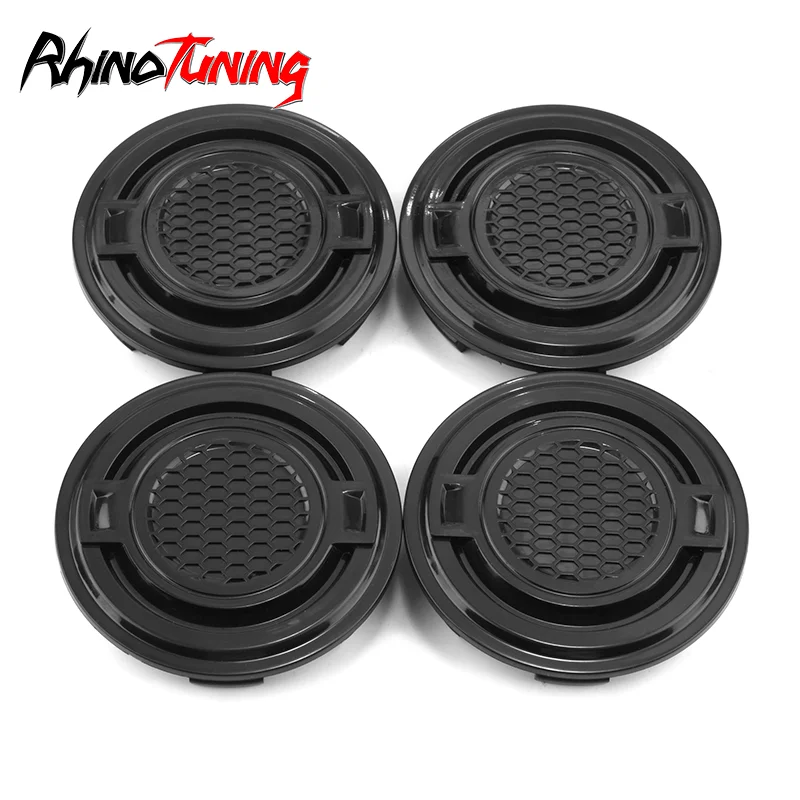 

4pcs 65mm/2.56in 59mm/2.32in Wheel Center Caps Hub Cover Hubcaps for #BR3Z-1130-B 1998 blazer rims Auto Replacement Parts Black