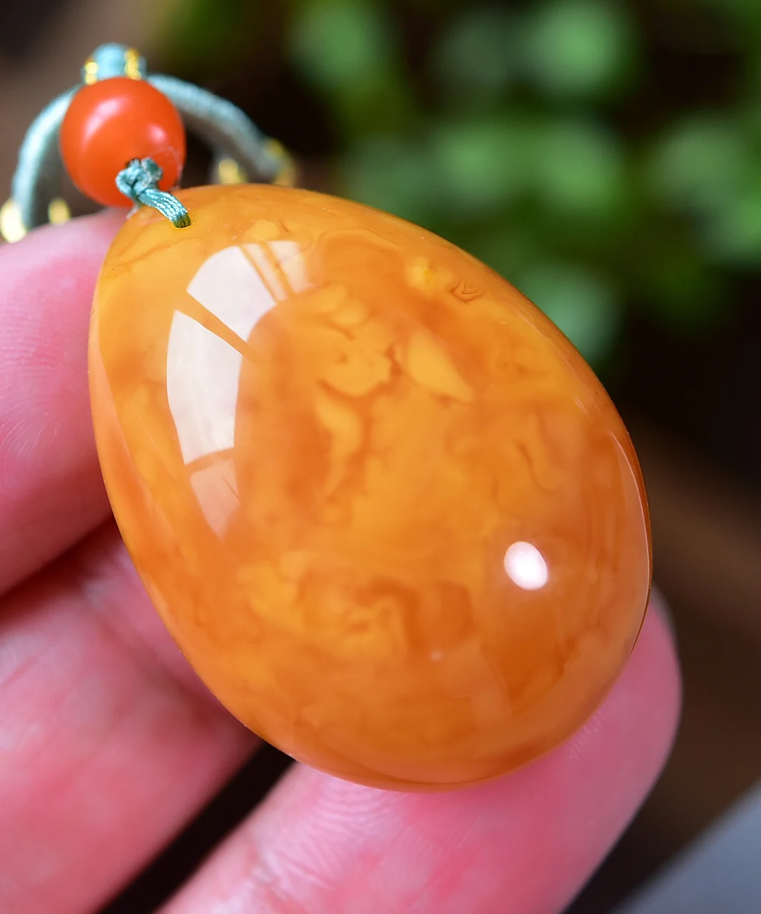 Natural Orange Amber Pendant Snake Yellow 36,27,15mm Gemstone Pendant Necklace Jewelry AAAAA
