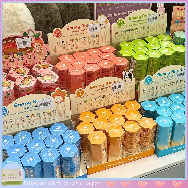 

In Stock Original Sonny Angel All Animal Series Marine Floral Candy Basic Series All Brand New Unopened Car Screen Ornament Gift
