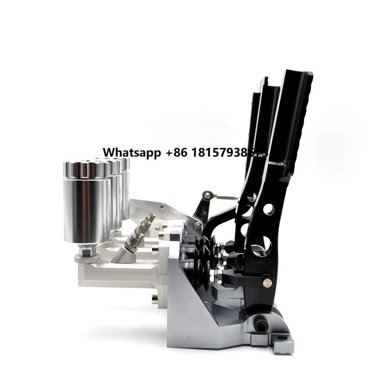 

Universal 3 Pedal Assembly Black Car Pedal Box