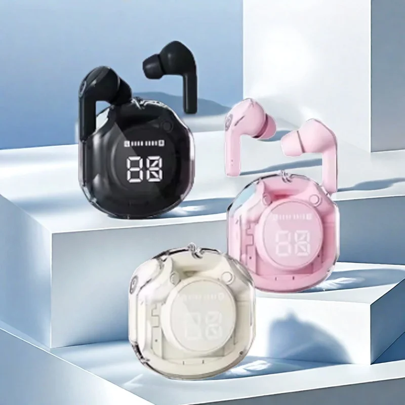 سماعة بلوتوث لاسلكية سماعات بلوتوث لاسلكية LED قوة شاشة ديجيتال سماعات ستيريو لاسلكية للهواتف الذكية #1