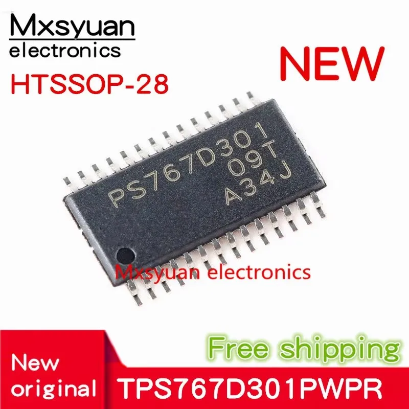 10pcs/LOT New original TPS767D301PWPR TPS767D301 PS767D301TPS767D301PWP HTSSOP28