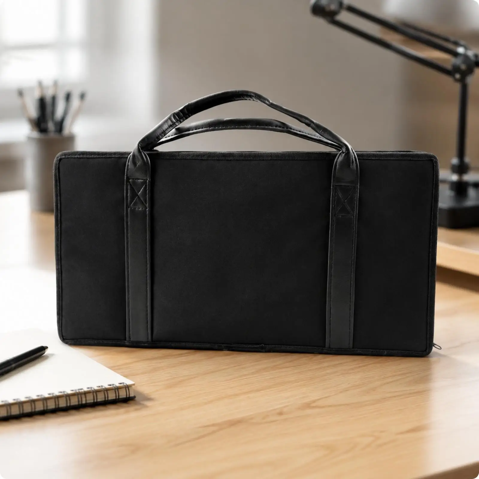 Harmonica Carrying Case Safeguarding Harmonica Case with Compartments Portable for Artists, Music Students, Performances,