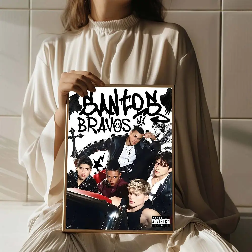 Band Santos Bravos Good Quality Prints and Posters Waterproof Paper Sticker Coffee House Bar Posters Wall Stickers