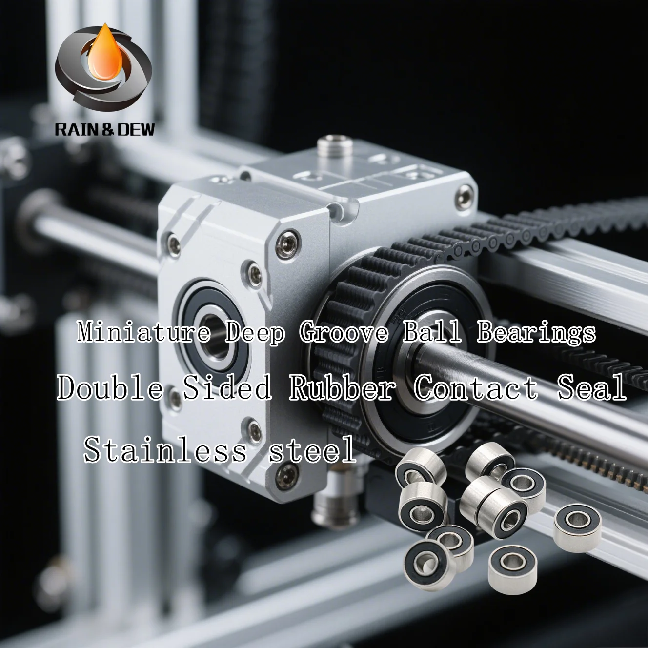 

10PCS S684 2RS 4X9X4mm ABEC-7 Stainless Steel Bearing For Fishing vessels
