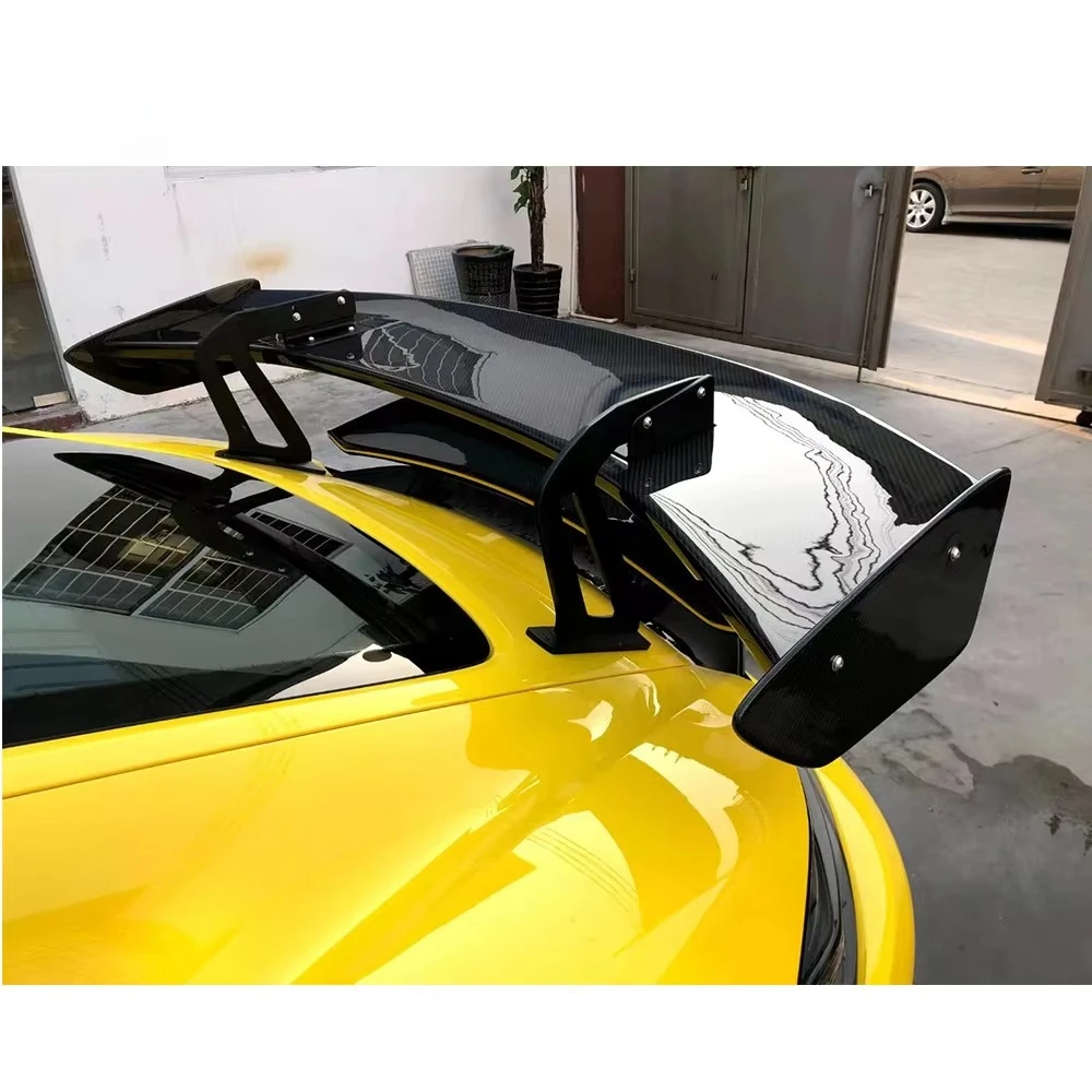 718 GT4 الجناح الخلفي السيارات اكسسوارات السيارات الخارجية الخلفي الجذع المفسد الخلفي الجناح الذيل سوان المفسد ترقية أجزاء عودة بطة الجناح #3