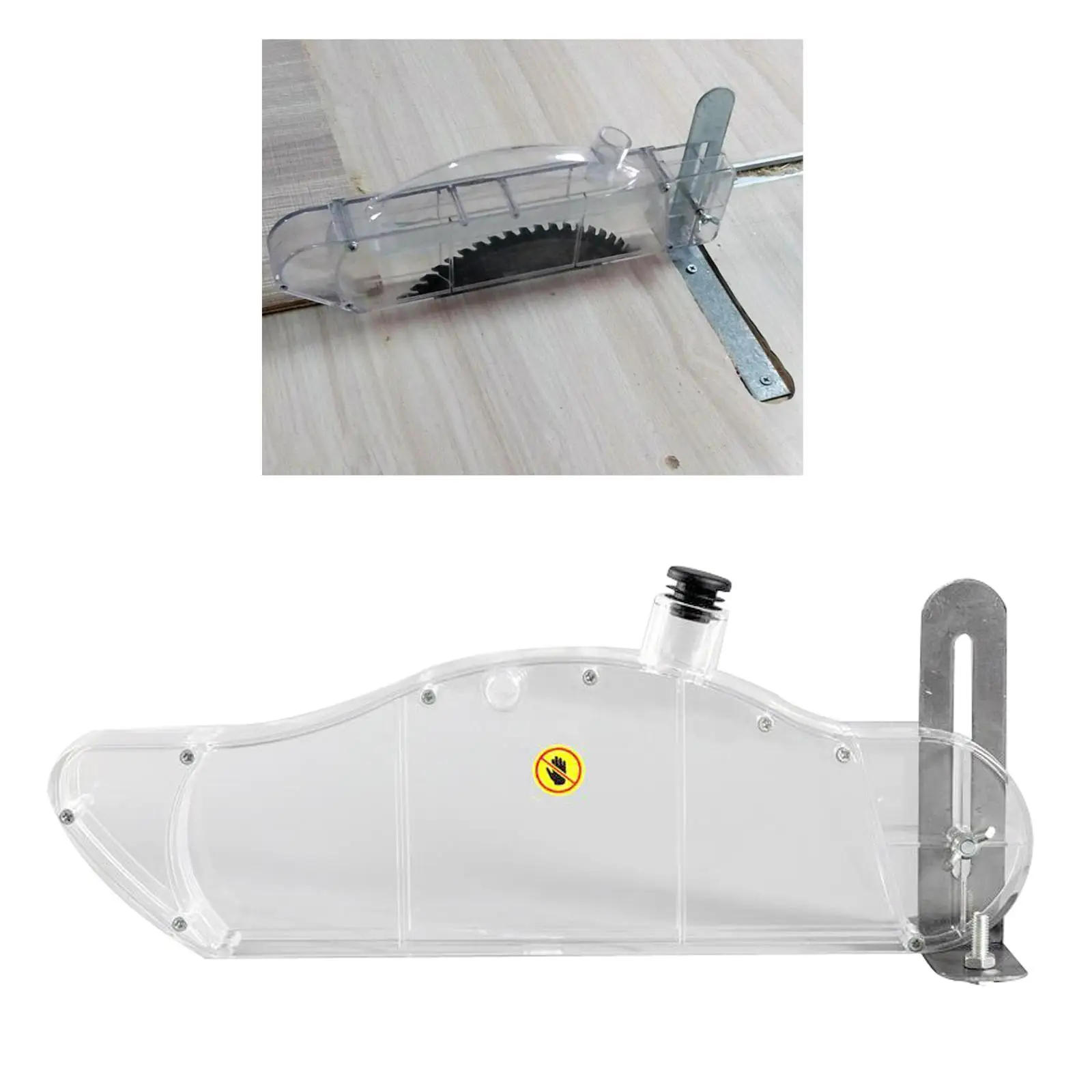 Transparent Table Saw Shield Cover for 9 12 Inch Saw Dustproof Protector Case Universal Fit Wood Tool