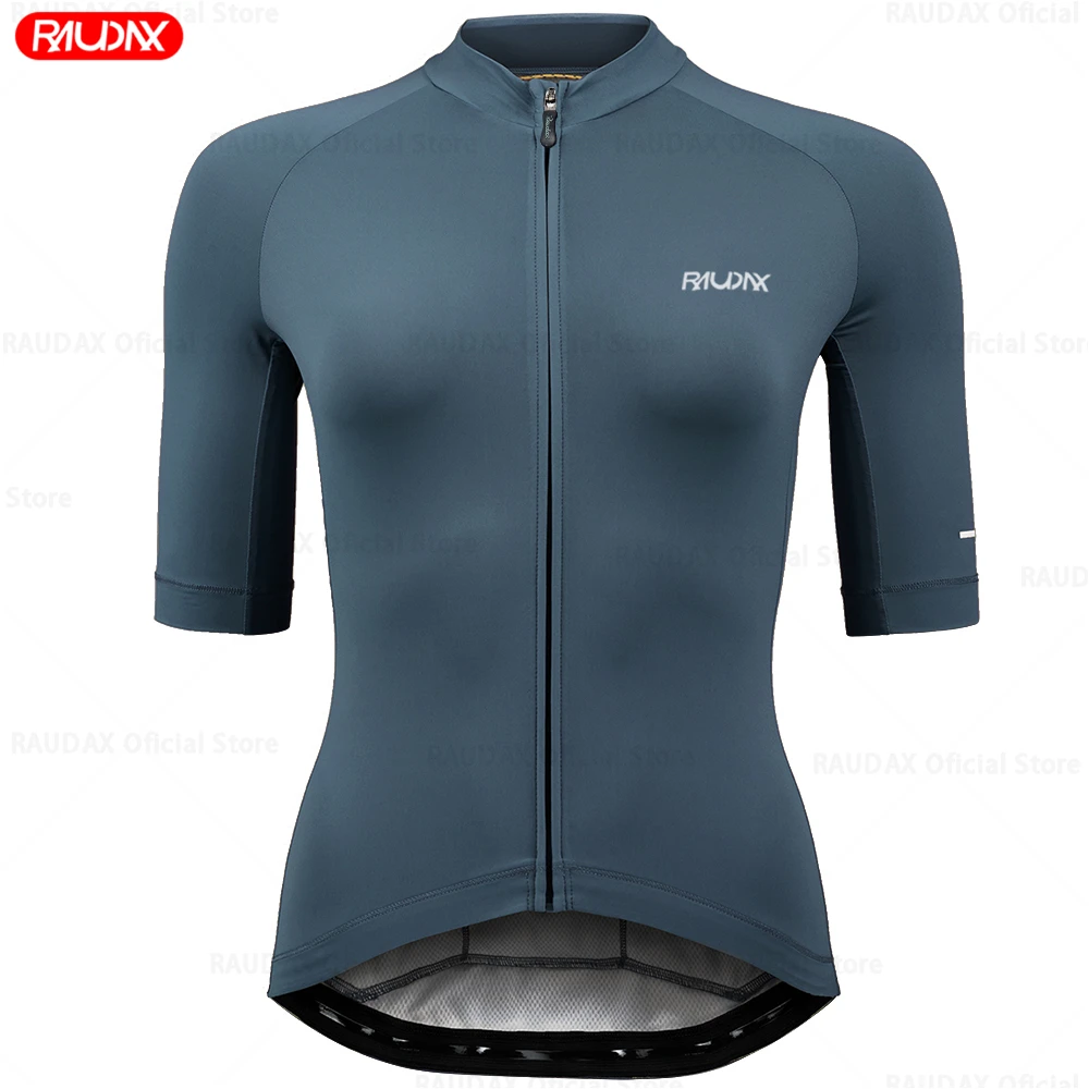 2026 Raudax Cycling Jersey 11 colors Cycling Racing Tops Short Sleeve Cyclist Clothes Shirt Maillot Women Bicycle Bike Wear