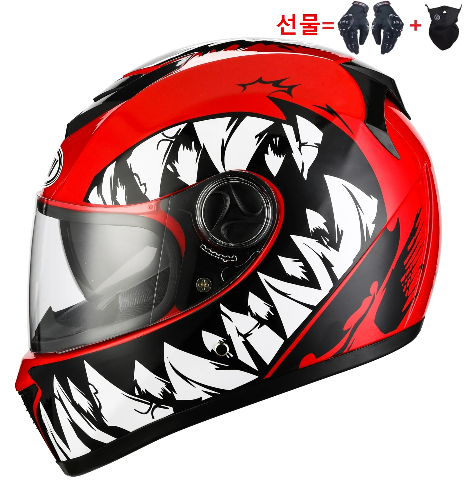 Full Face  Motorbike Helmet casque Double Visors Motorcycle Helmet   2 Gifs Dual Lens  casco moto Motocross Helmet For adults