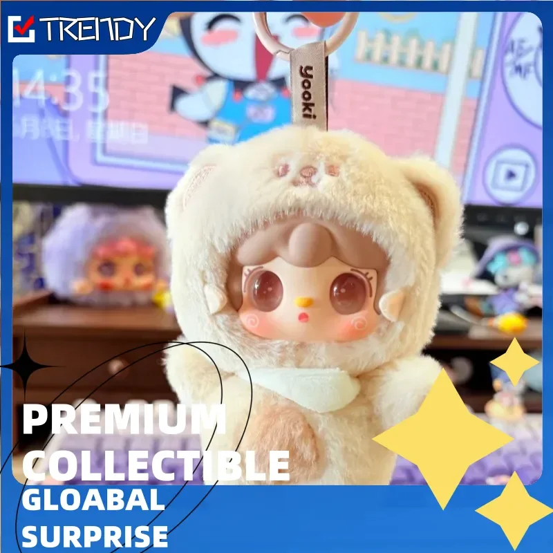 

Genuine Yooki V4 "Take a Bite of Bear" Series Blind Box – Enamel Plush Pendant Doll, Cute Keychain & Mystery Gift for Bags