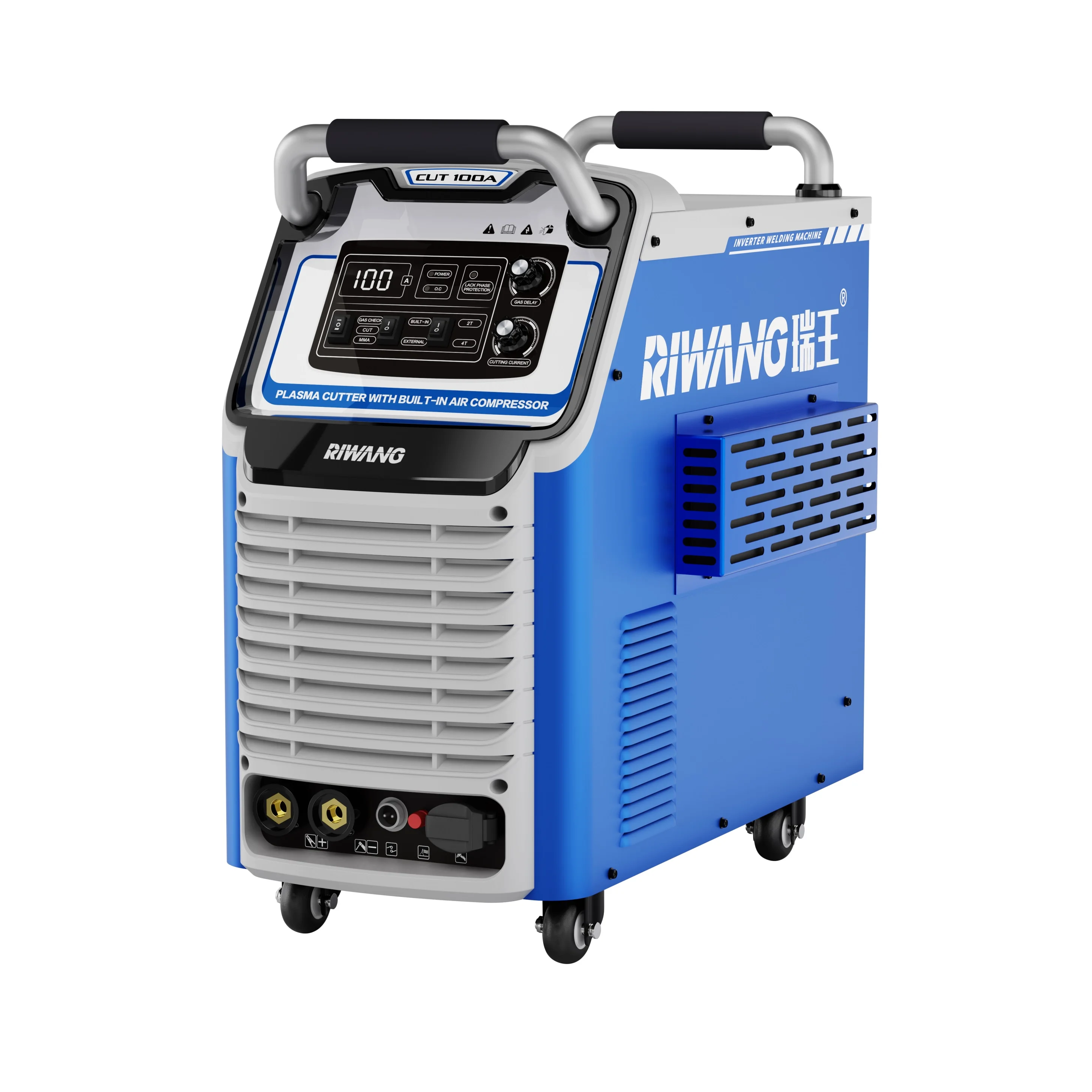 Cut-100A IGBT Inverter Air Plasma Cutter High Reliability with Stable Current MMA Arc Welding Machine Support for Steel Material