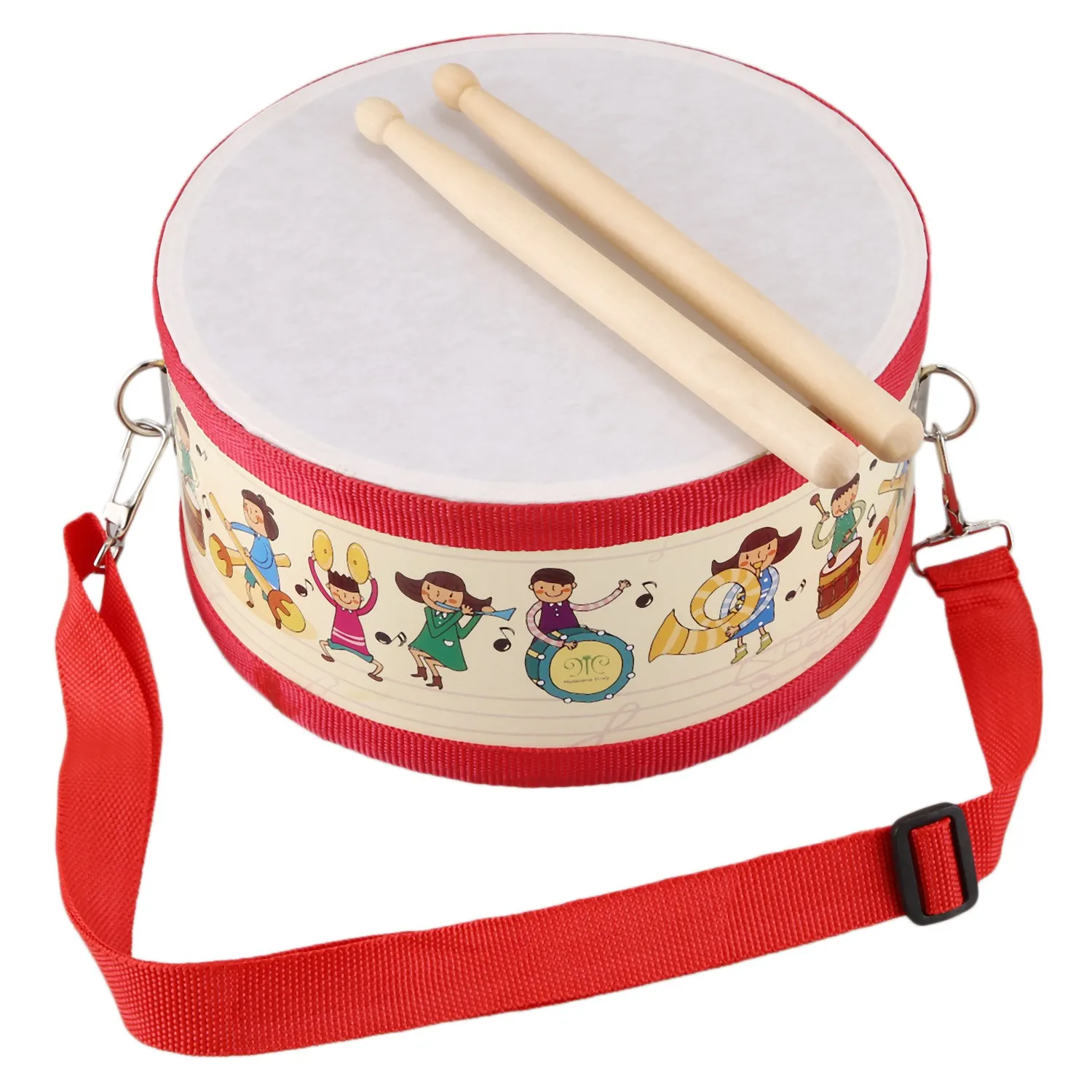 Trommel Hout Kinderen Vroege Educatieve Muziekinstrument Voor Kinderen Baby Speelgoed Beat Instrument Hand Drum Speelgoed