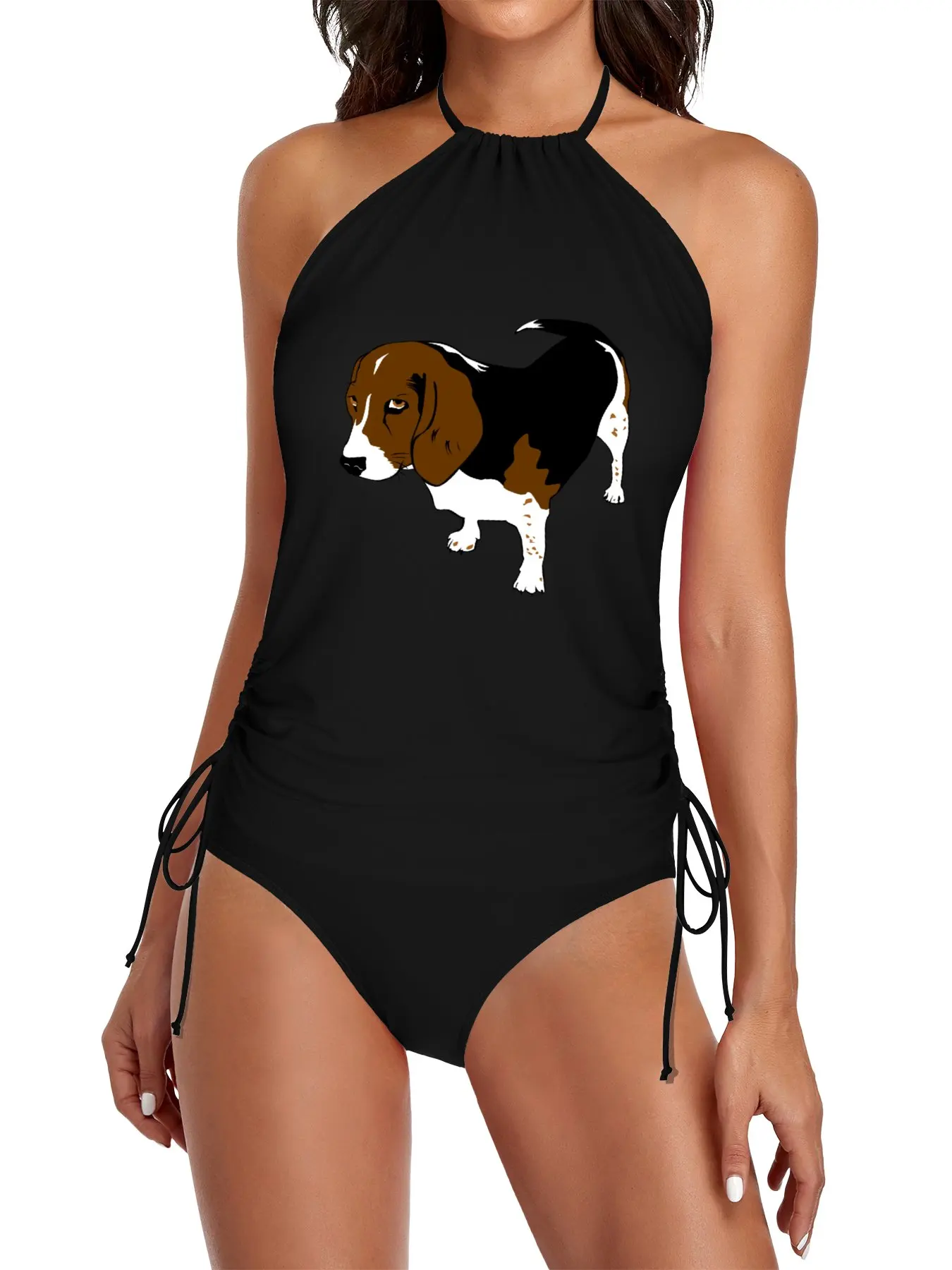 

Funny beagle saying For beagle lovers Split Swimsuit Set beach clothes women beach outfit women Beach shirt Bikini swimsuit