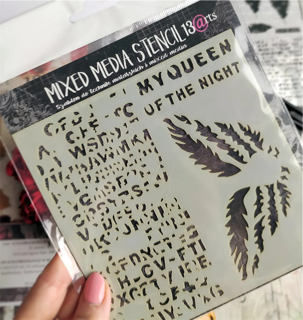 2022 Love Letters Land of Roses My Queen Chessboard Lamps Pipes Chain Diy Layerd Stencils Scrapbook Coloring Embossing Deco Mold