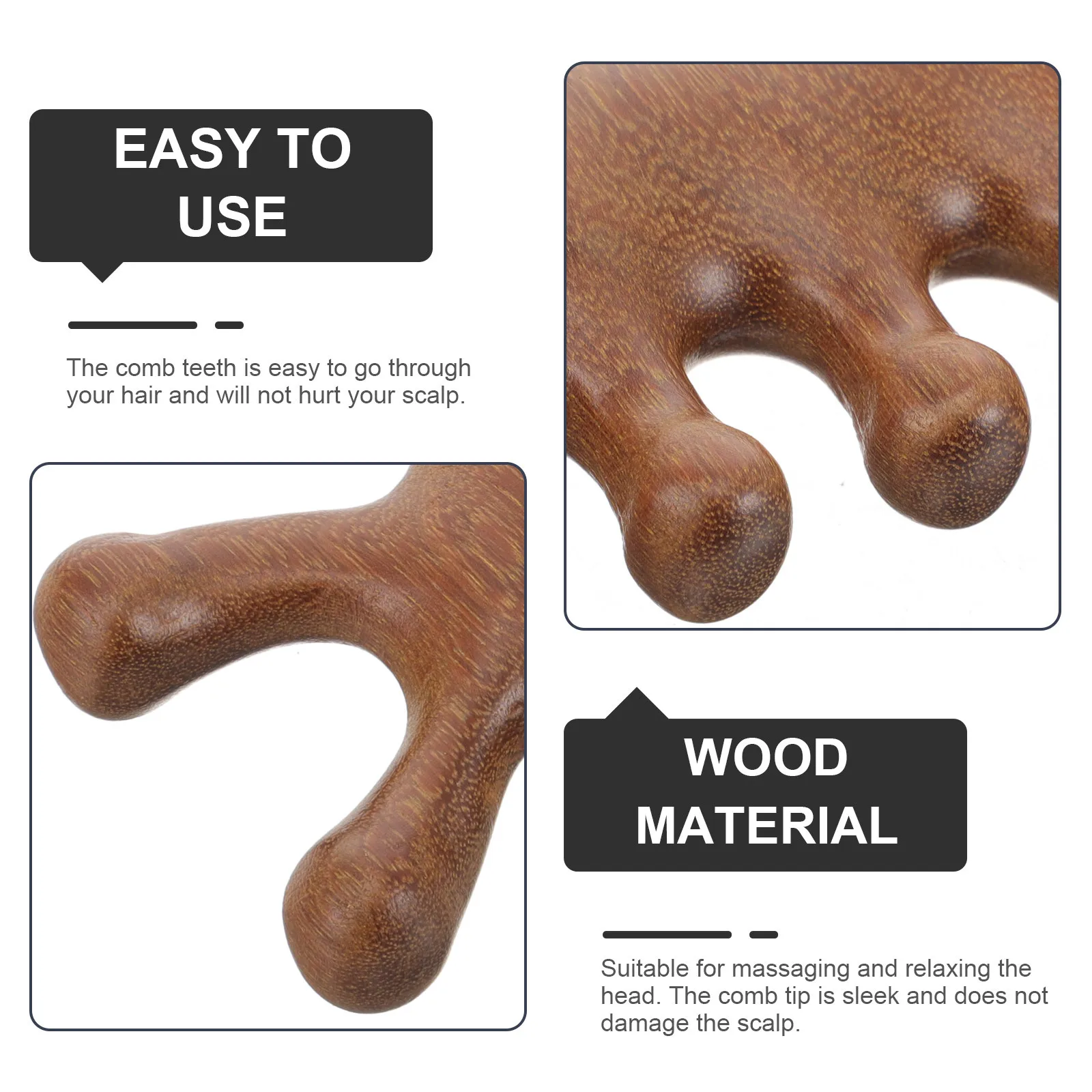 

Minkissy расческа для массажа кожи головы, распутыватель для женщин, смола, сандал, уход за волосами, инструмент для укладки акупунктурных точек