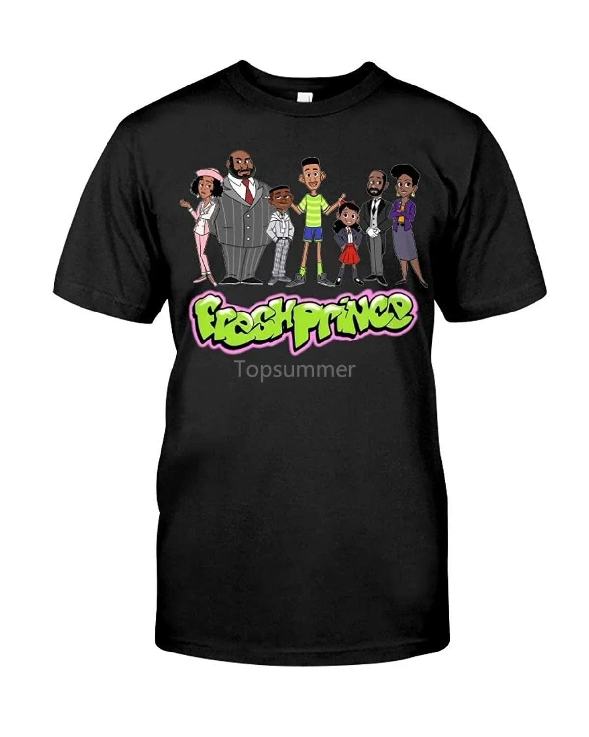 

Забавный Свежий принц из Bel Air Sitcom Tv Series 90-х футболка подарок для свежих влюбленных принца