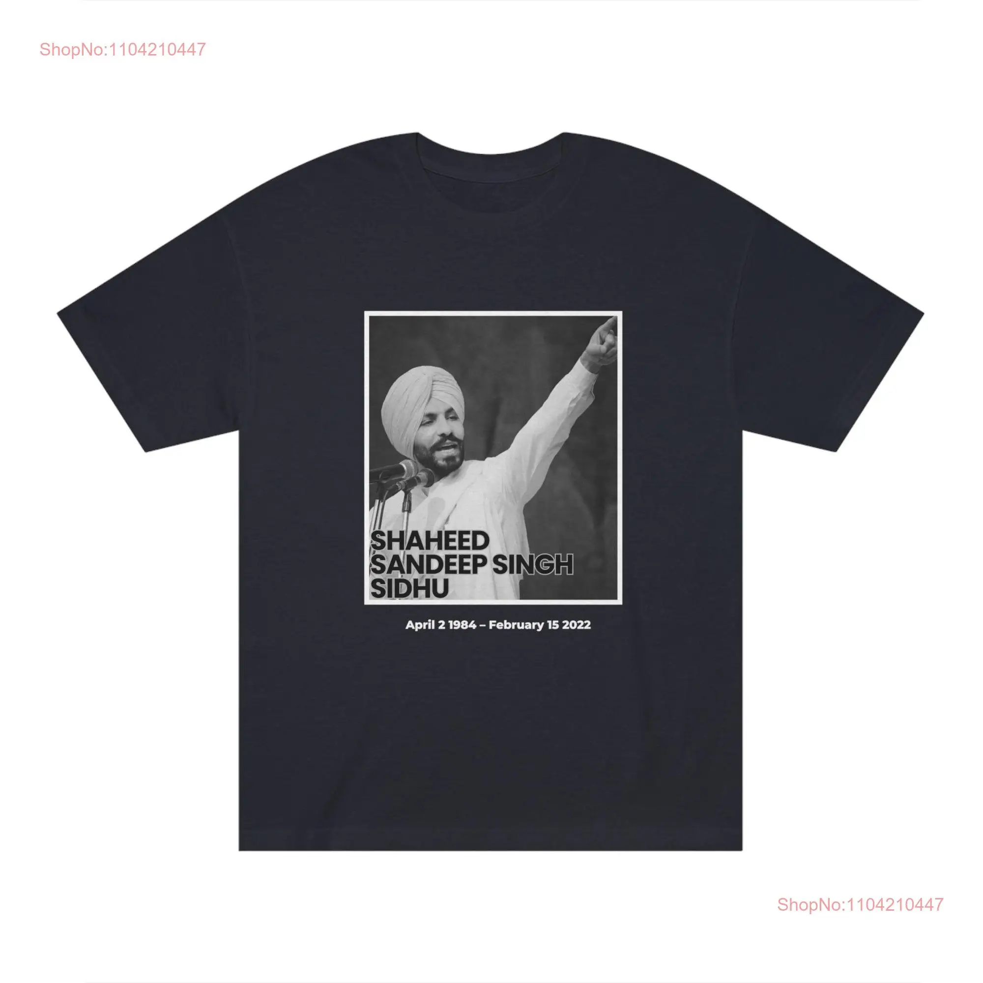 Shaheed Deep Sidhu Classic T Shirt long or short sleeves