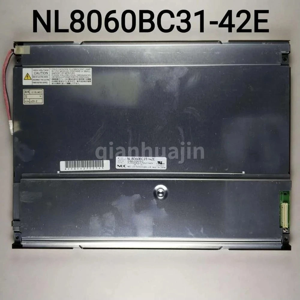 NL8060BC31-42E NL8060BC31-42D NL8060BC31-42G Original 12.1 inch 800*600 LCD Display Panel for Industrial Application for NEC