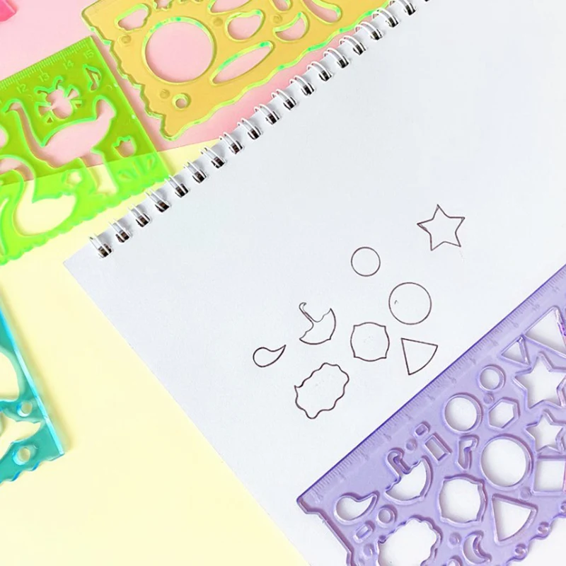 

Geometry Spirograph Drawing Stencil Set Painting Template Ruler Art Craft Creative Children Kids Educational Toy Girls Boys Gift