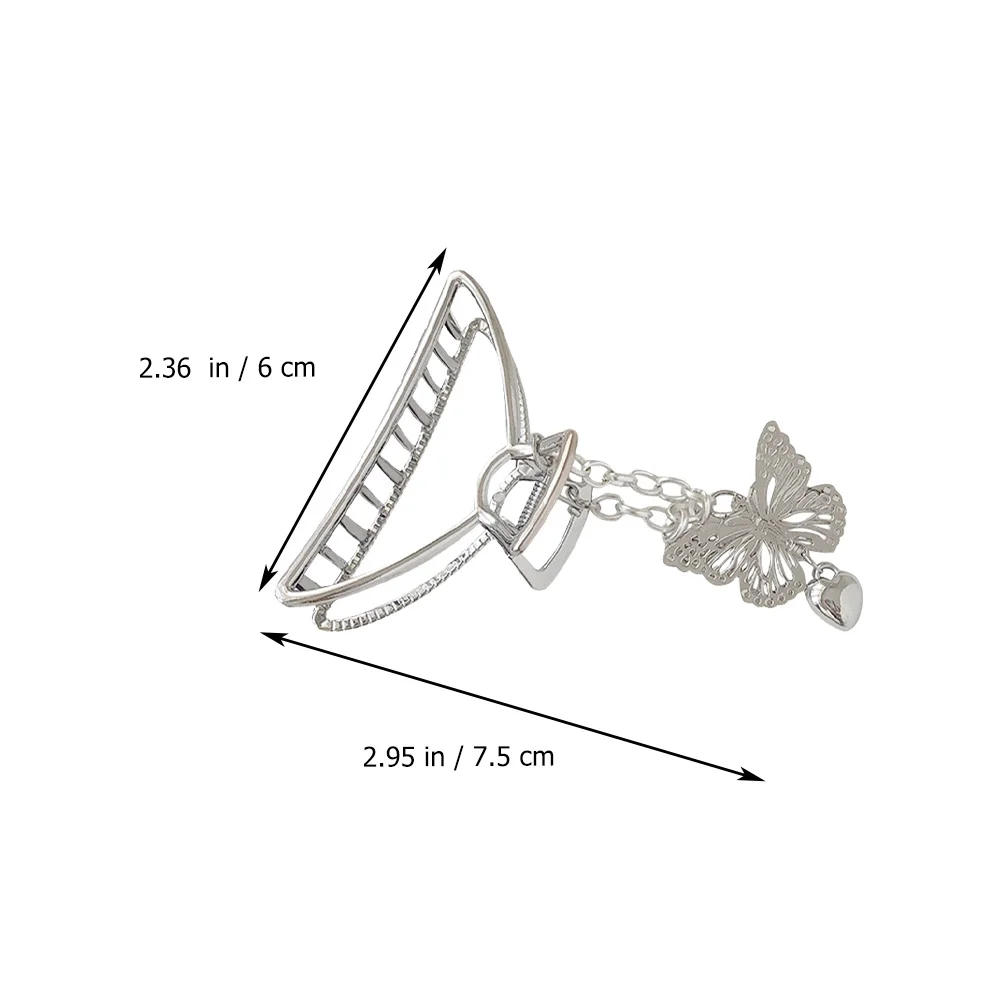 

Изогнутая цепочка, заколка для волос, аксессуар для женщин, очаровательные зажимы с когтями, металлическая застежка, женские заколки