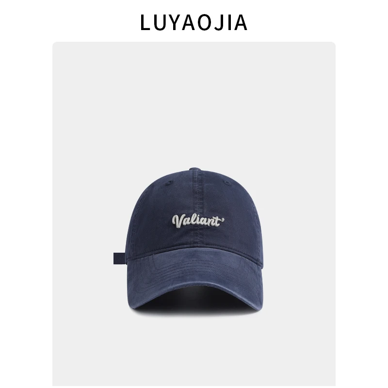 

Letter embroidery soft top baseball cap women's spring and summer new versatile face cap