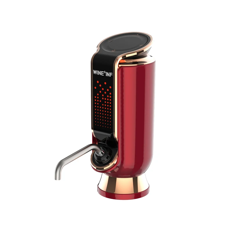 

SORBO-9810 Waterproof Digital Volume Decant Control Rechargeable Electronic Wine Aerator with Vacuum Saver