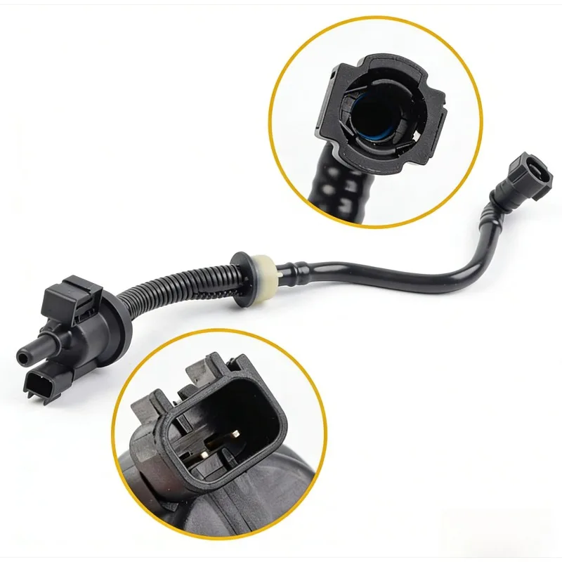 FR3Z9G297H Vapor Canister Purge Valve with Fuel Vapour Tube Hose for Ford Mustang 2.3 2015-2023 EcoBoost 2015-2019