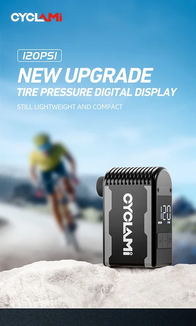 CYCLAMI Mini Portable Bicycle Pump Rechargeable Air Inflator 120PSI MTB  Road Bike Accessories for Bike Schrader Presta Tires A2S - AliExpress