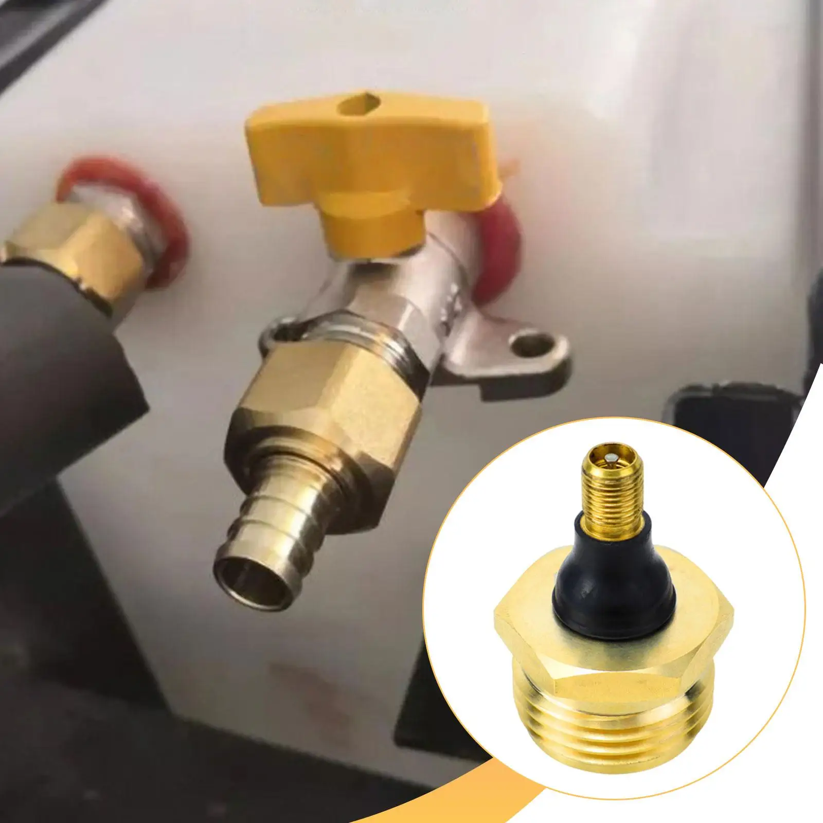 

RV Blow Out Plug Durability Easy Attachment Essential RV Winterizing Tool Winterized Blow Adapter for Travel Trailers Boats