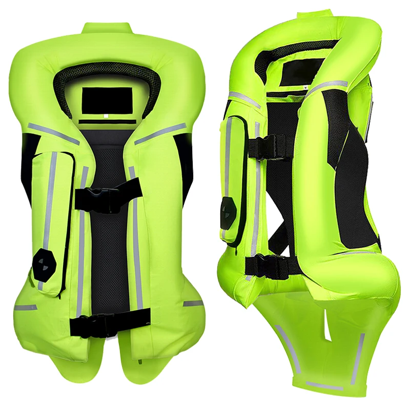 Motorcycle Airbag Jacket Off-road Safety Vest Reflective Airbag Off-road Motorcycle Airbag Motorcycle Vest Protection S-3XL