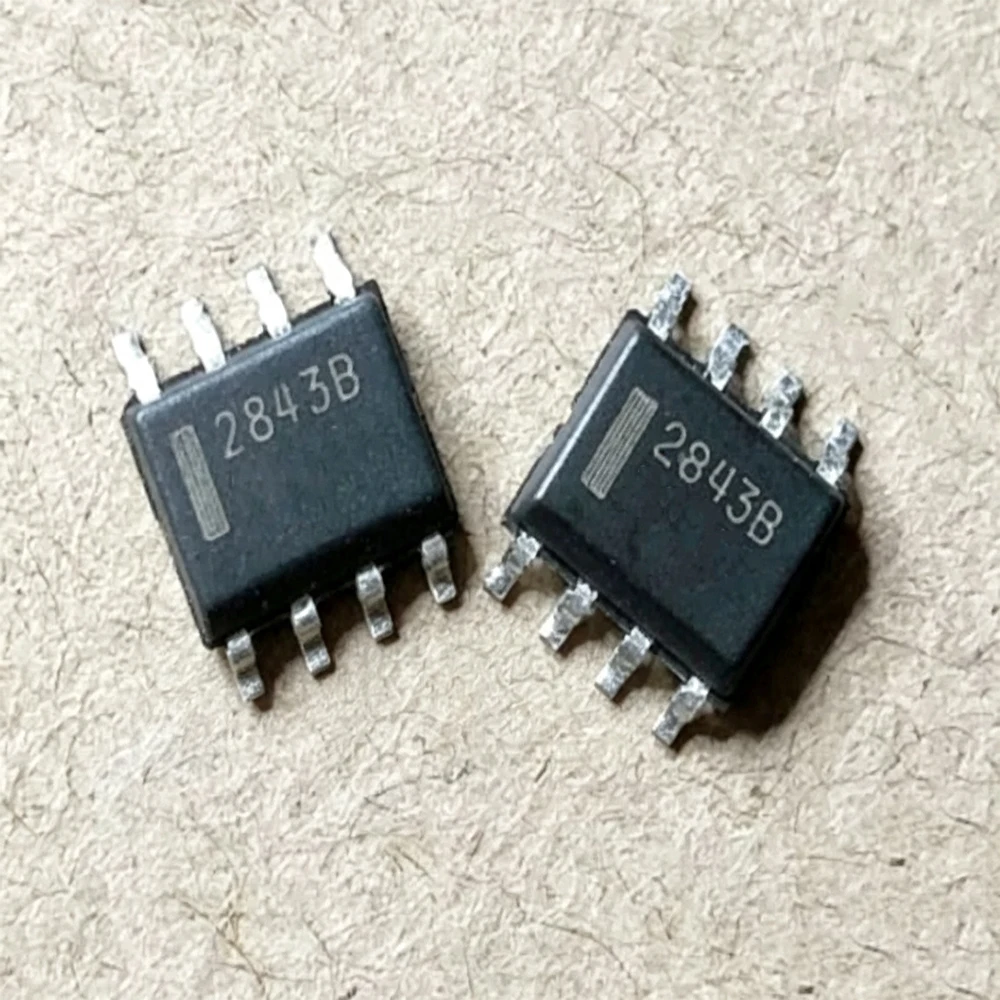 10PCS/lot UC2843BD1R2G UC2843 UC2843B 2843B SOP-8 In Stock