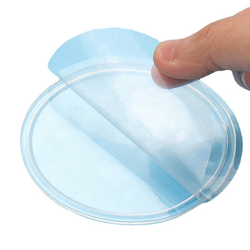 Eyelash Extension Forehead Sticker Pad Round Silicone Transparent Planting Graft Eyelashes Tray Stand Pad Lash Tray Holder Tool