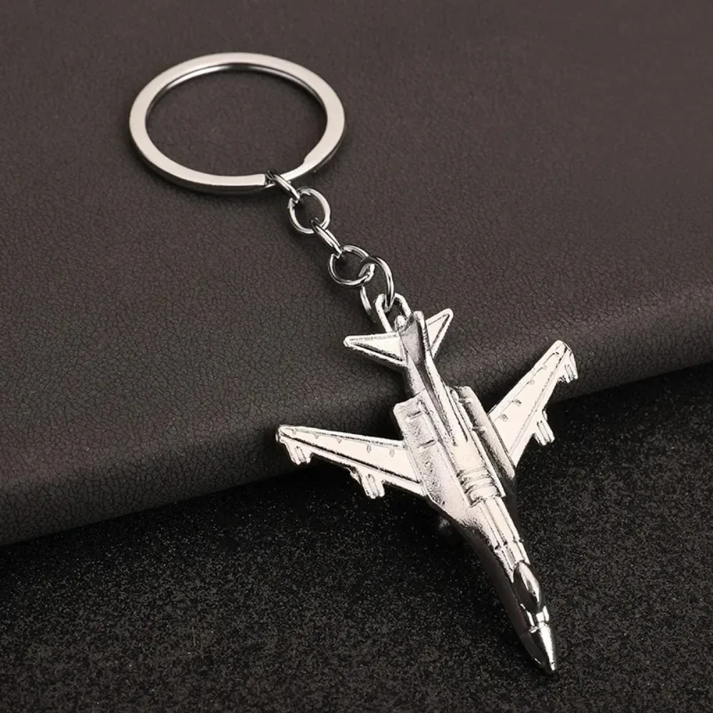 Custom Metal Keychain Aircraft Pendant Gift