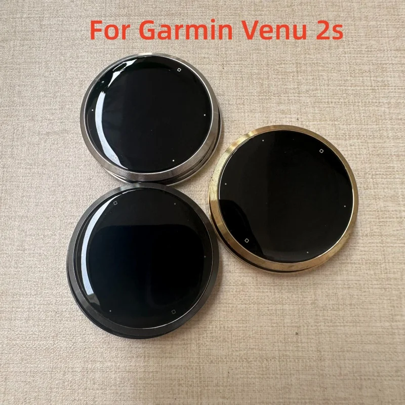 Оригинальный сенсорный экран-дигитайзер для Garmin Venu 2S, замена LCD-дисплея в сборе для ремонта экрана смарт-часов