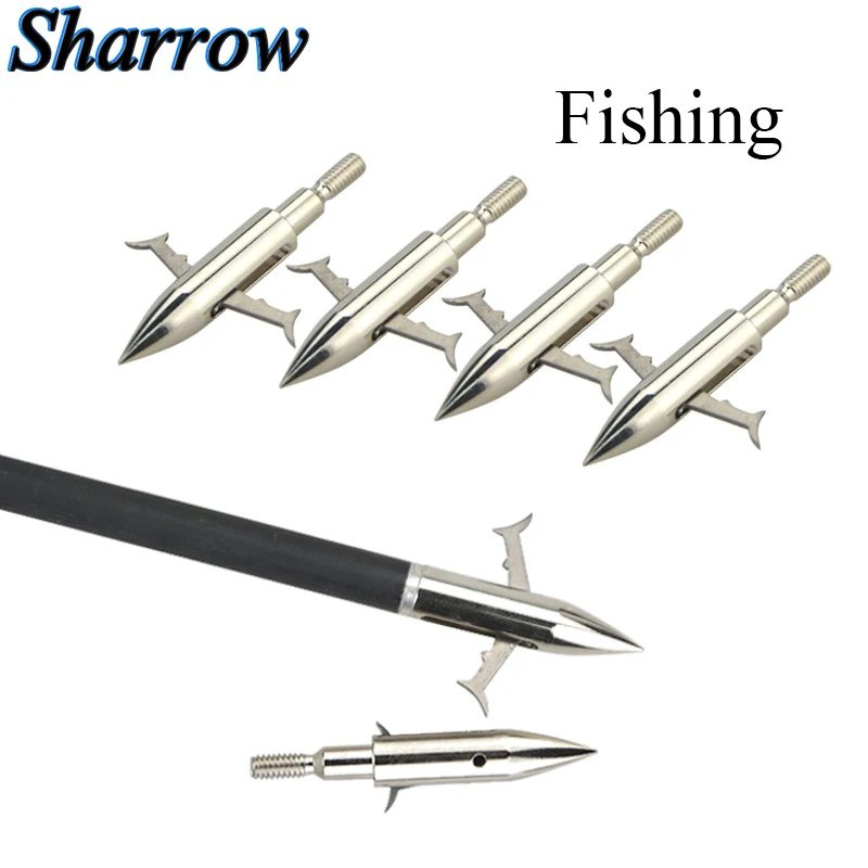 

Fishing Arrowhead Stainless Steel Blades Broadheads Slingshot Hunting Bow And Arrow Shooting Crossbow Archery Arrow Accessories