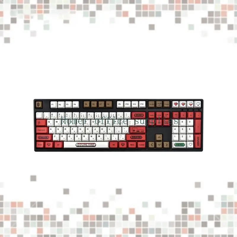 K43B 108PCS pour / NES KEYACAP PBT PROFIL CEMERRY Processus sublimation standard C