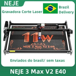 NEJE 3 Max Laser Engraving Máquina De Corte, Ferramenta De Carpintaria, Air Assist, CNC Router Gravador, Gravador De Negócios, 80W, 120W