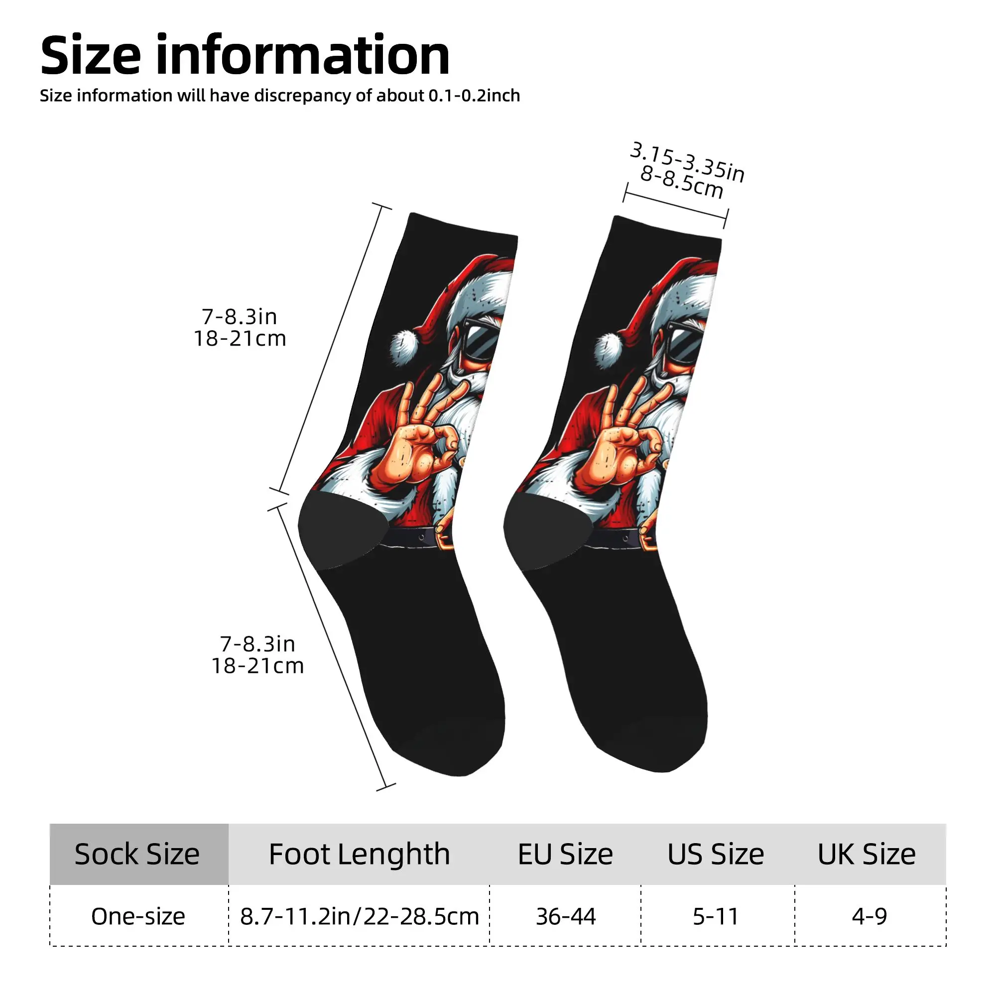 مضحك ستة سبعة 6 7 ميمي سانتا عيد الميلاد جوارب القوطية الجوارب الخريف عدم الانزلاق الجوارب للجنسين الرجال تشغيل الرياضة جودة الجوارب